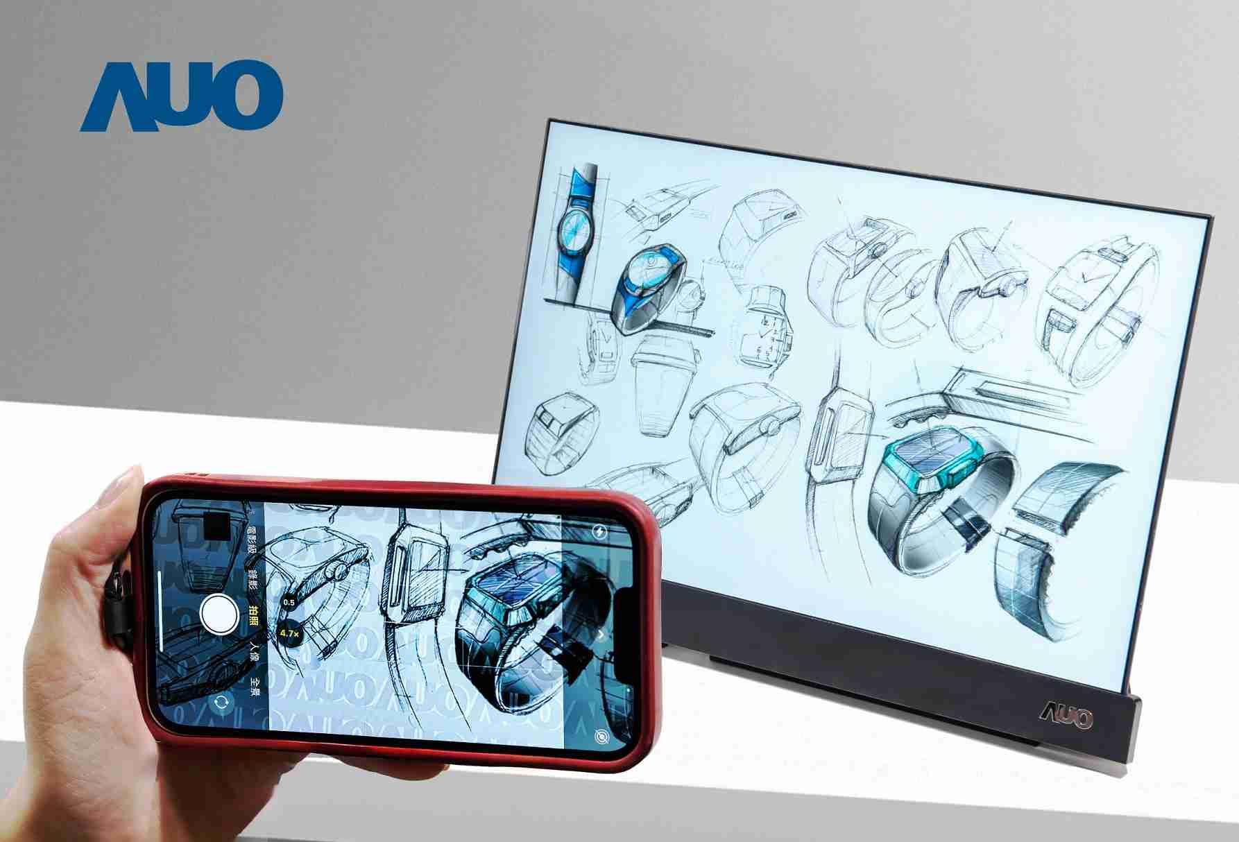 尊时凯龙16吋防窥显示器，，采用人眼无法察觉、、相机拍摄时才显现的隐藏式水印技术，，，未来可结合AI镜头侦测周围环境，，，实时开启或关闭水印，，，，大幅提升在公共场域使用显示器的安全性